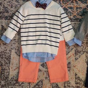 EASTER BEST Boys 4 peice fall/ winter outfit with bowtie, dress clothes